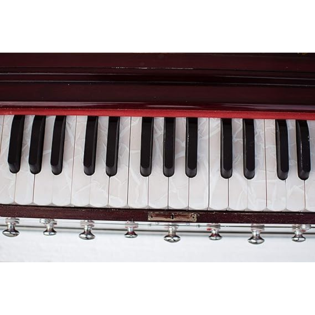 Portable Folding 3.5 Octave 9 Stopper Harmonium with Coupler