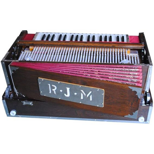 3 reed, 9 scale changer, 3.75 octave, dark brown wood color with coupler and Fiber Box