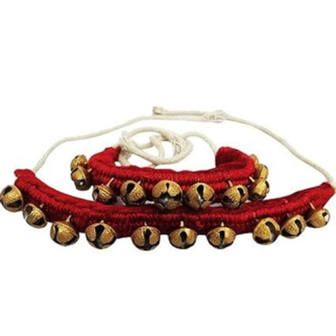 Kathak Dancing Ghungroo Ankle Bells Bracelet Pair