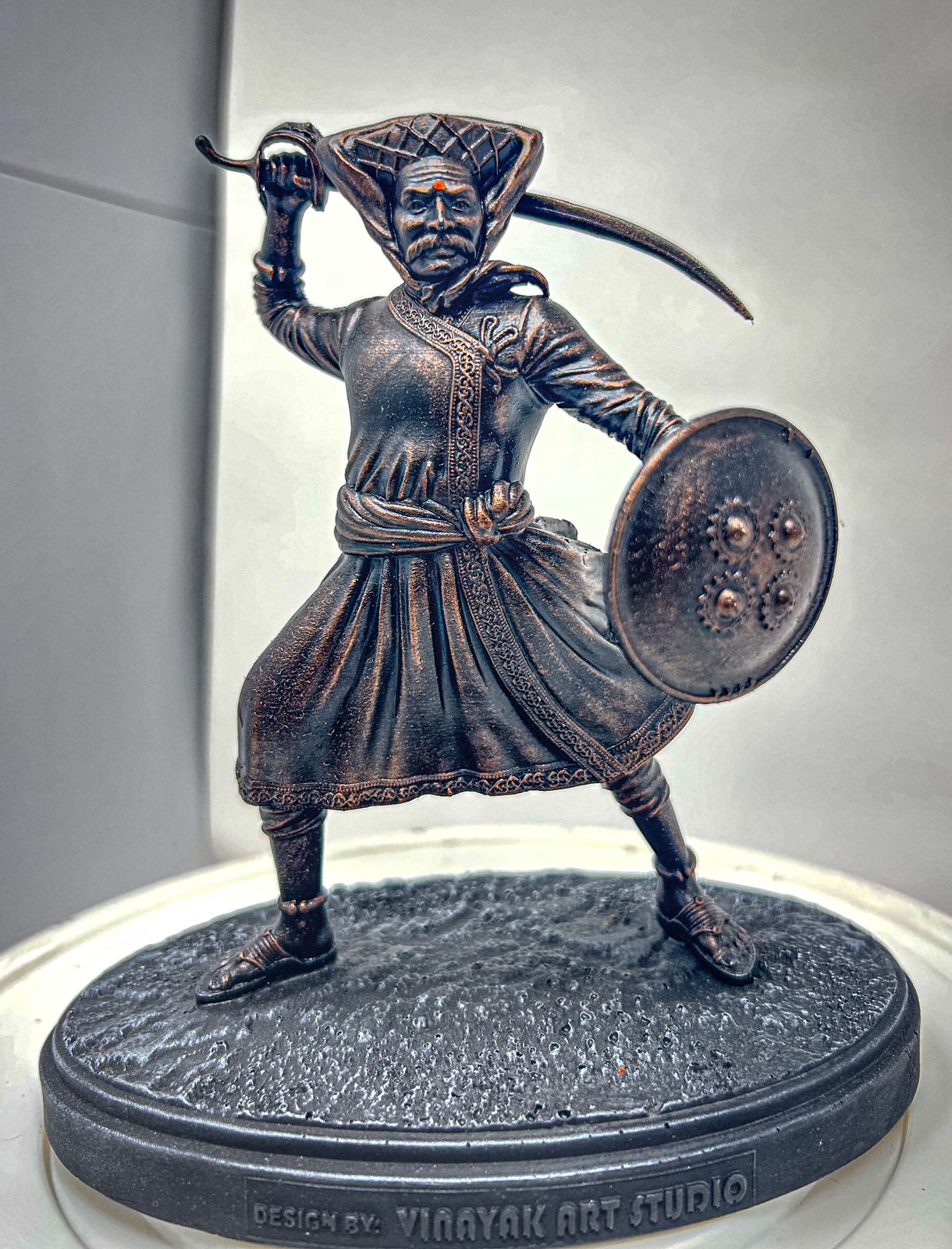 10 Mavale Warrior Set – Handcrafted Fiber Figurines (6-Inch)