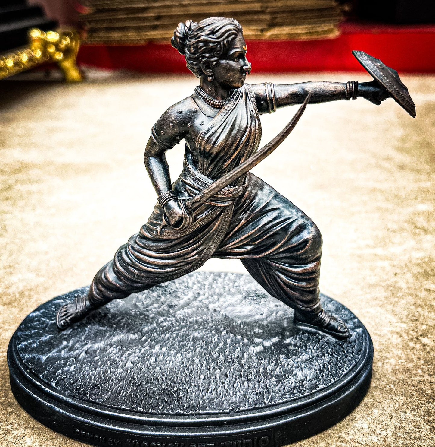 10 Mavale Warrior Set – Handcrafted Fiber Figurines (6-Inch)