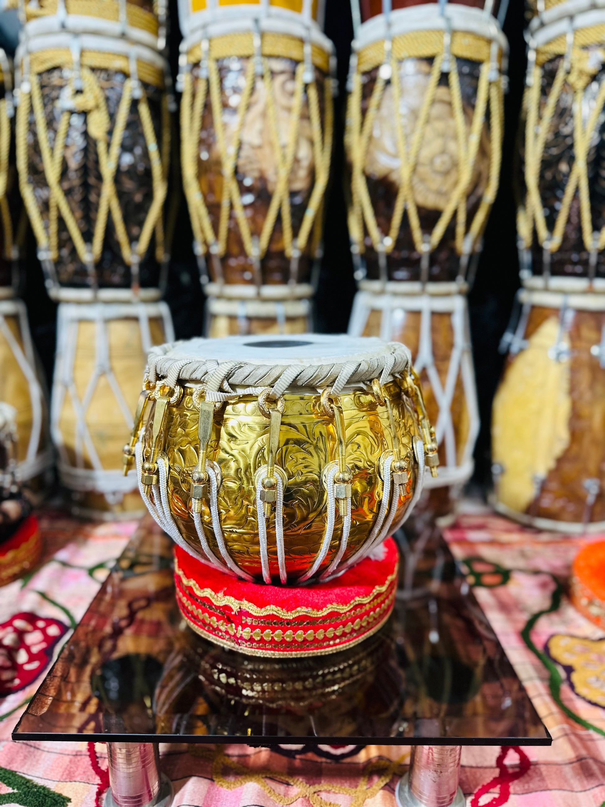 Golden Heavyweight Brass Tabla Dagga / Bayan