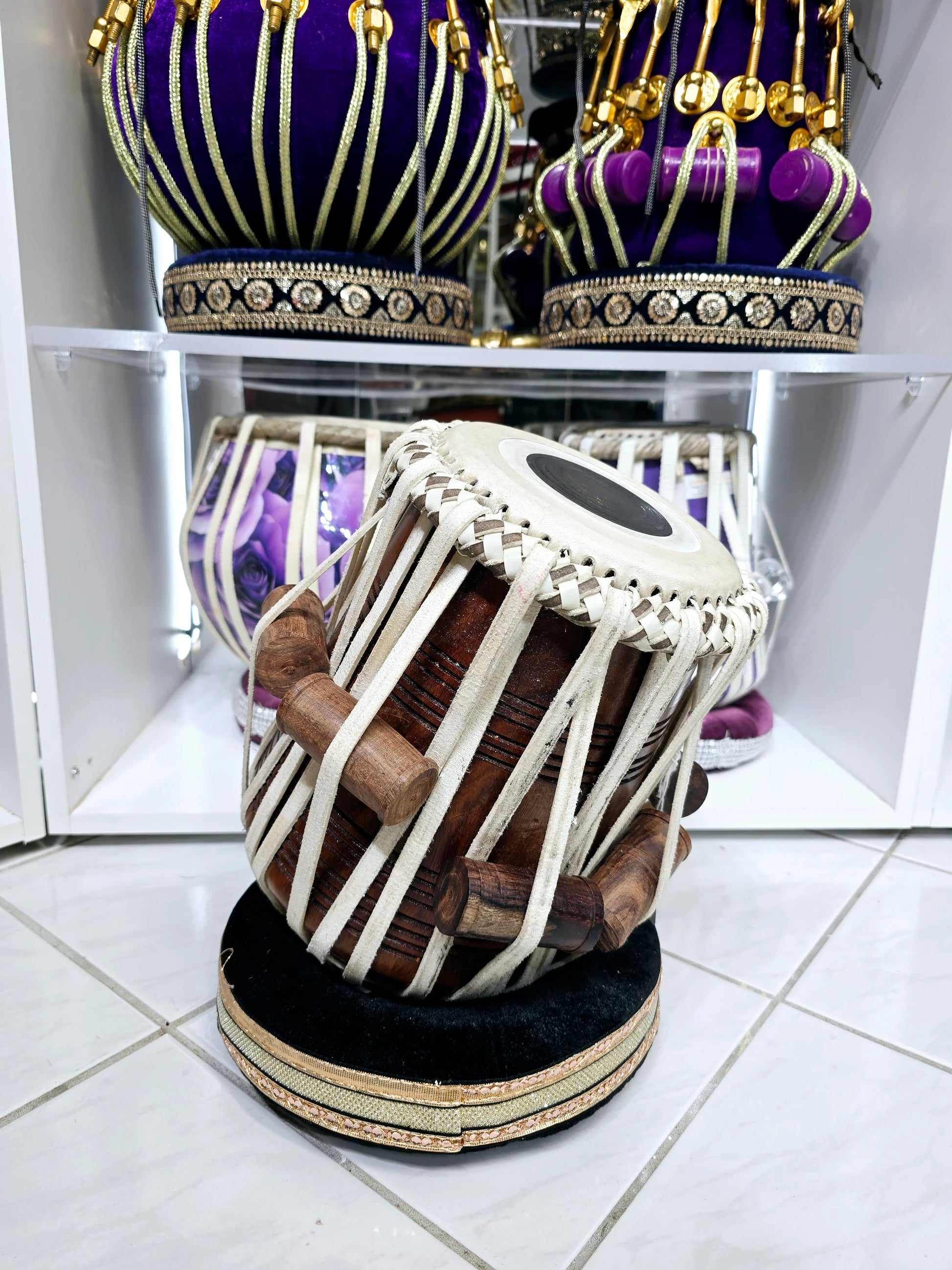Concert Quality Tabla Dayan – Tuned to C, C#, D, D#, F (Sheesham Wood)