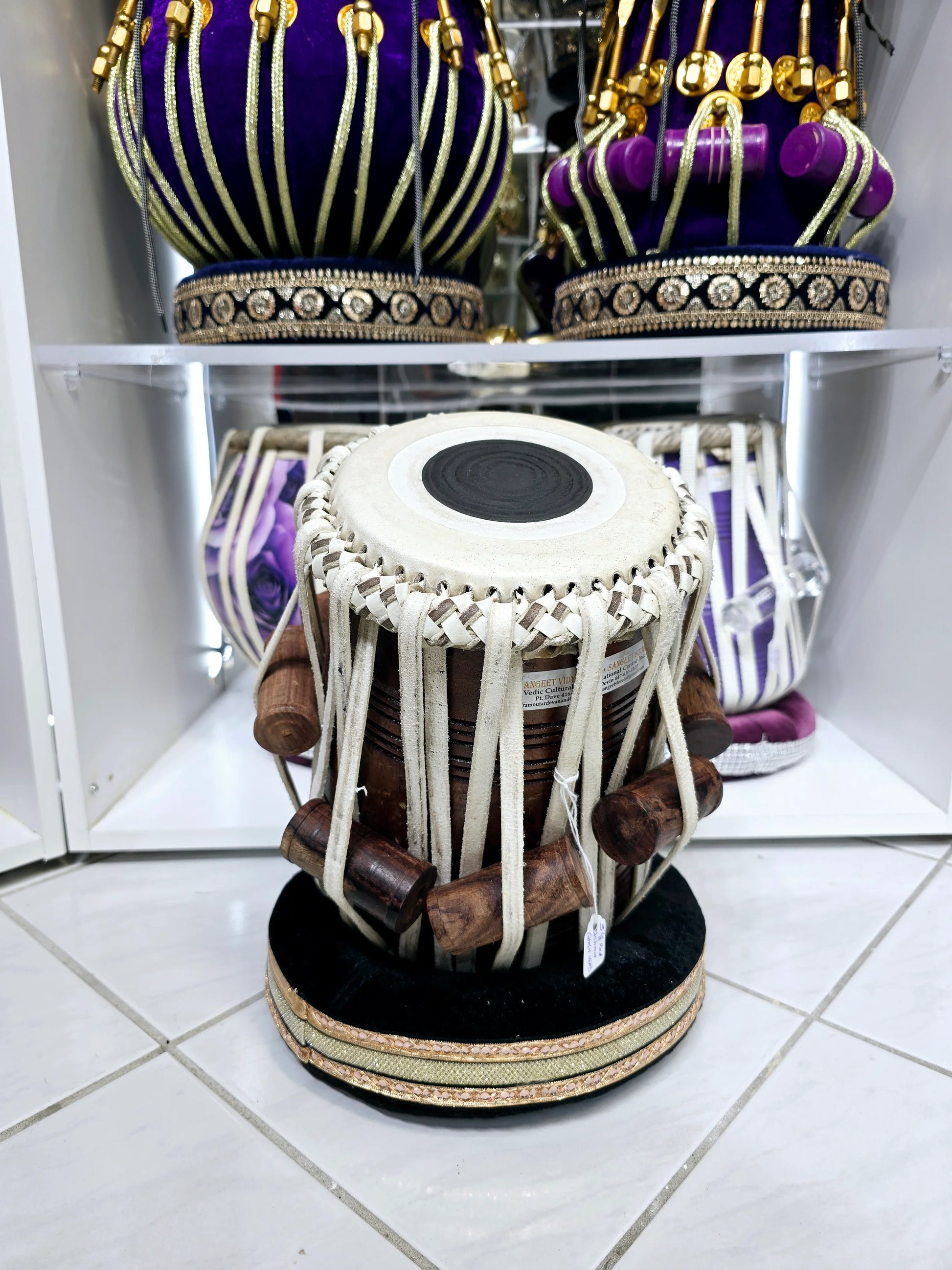 Concert Quality Tabla Dayan – Tuned to C, C#, D, D#, F (Sheesham Wood)