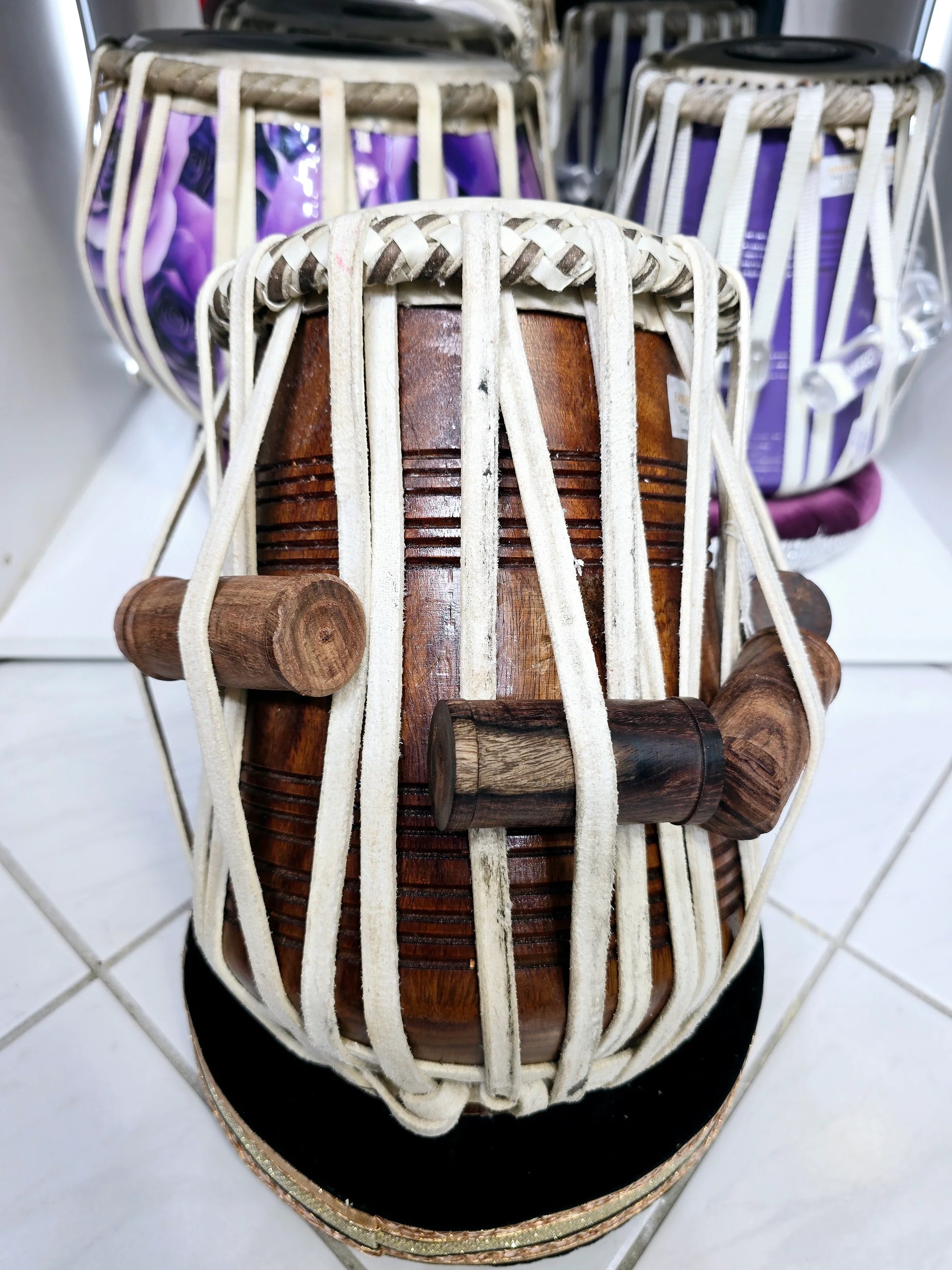 Concert Quality Tabla Dayan – Tuned to C, C#, D, D#, F (Sheesham Wood)