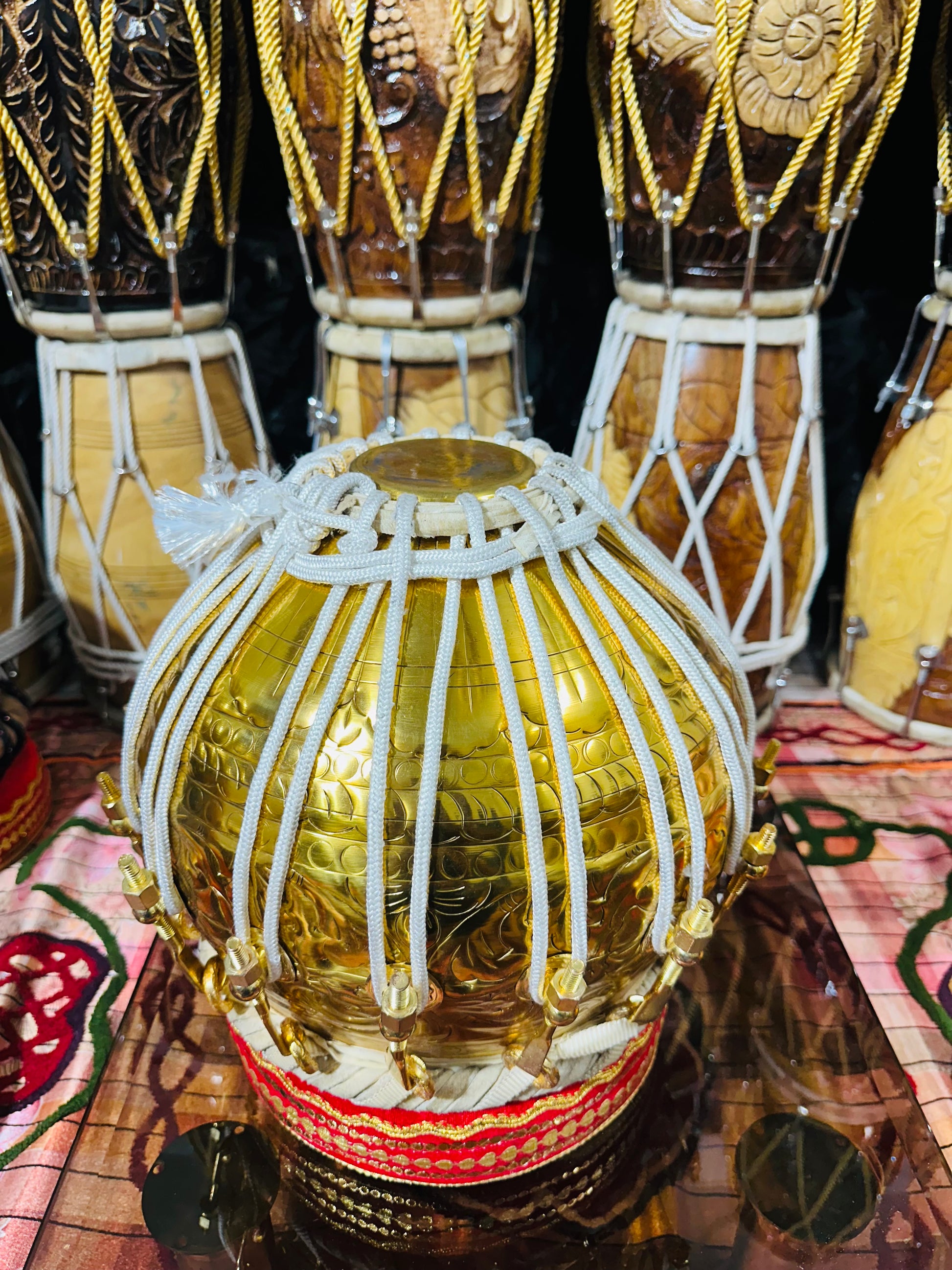 Golden Heavyweight Brass Tabla Dagga / Bayan