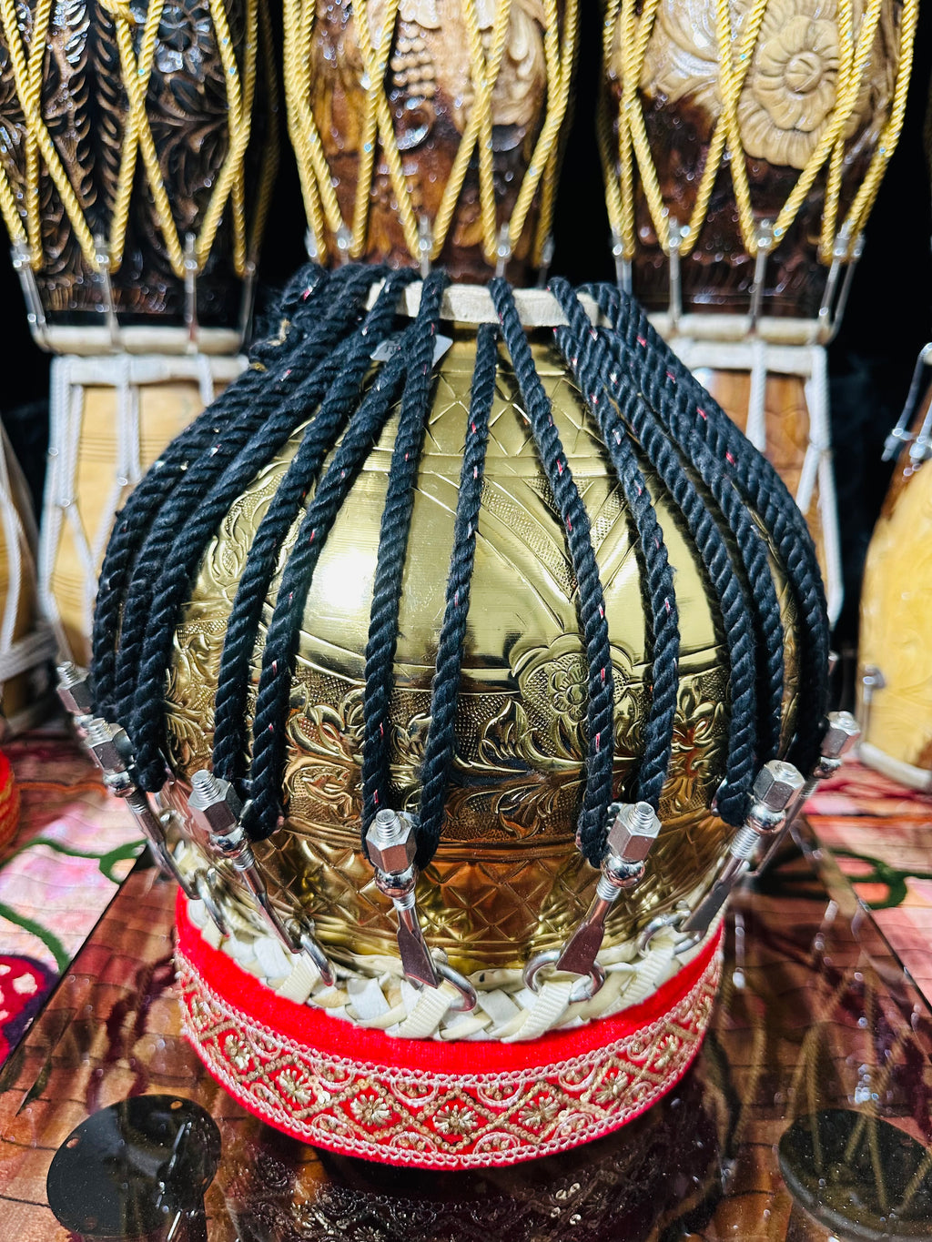 Premium & Professional Heavyweight Nut & Bolt Tabla Brass Dayna