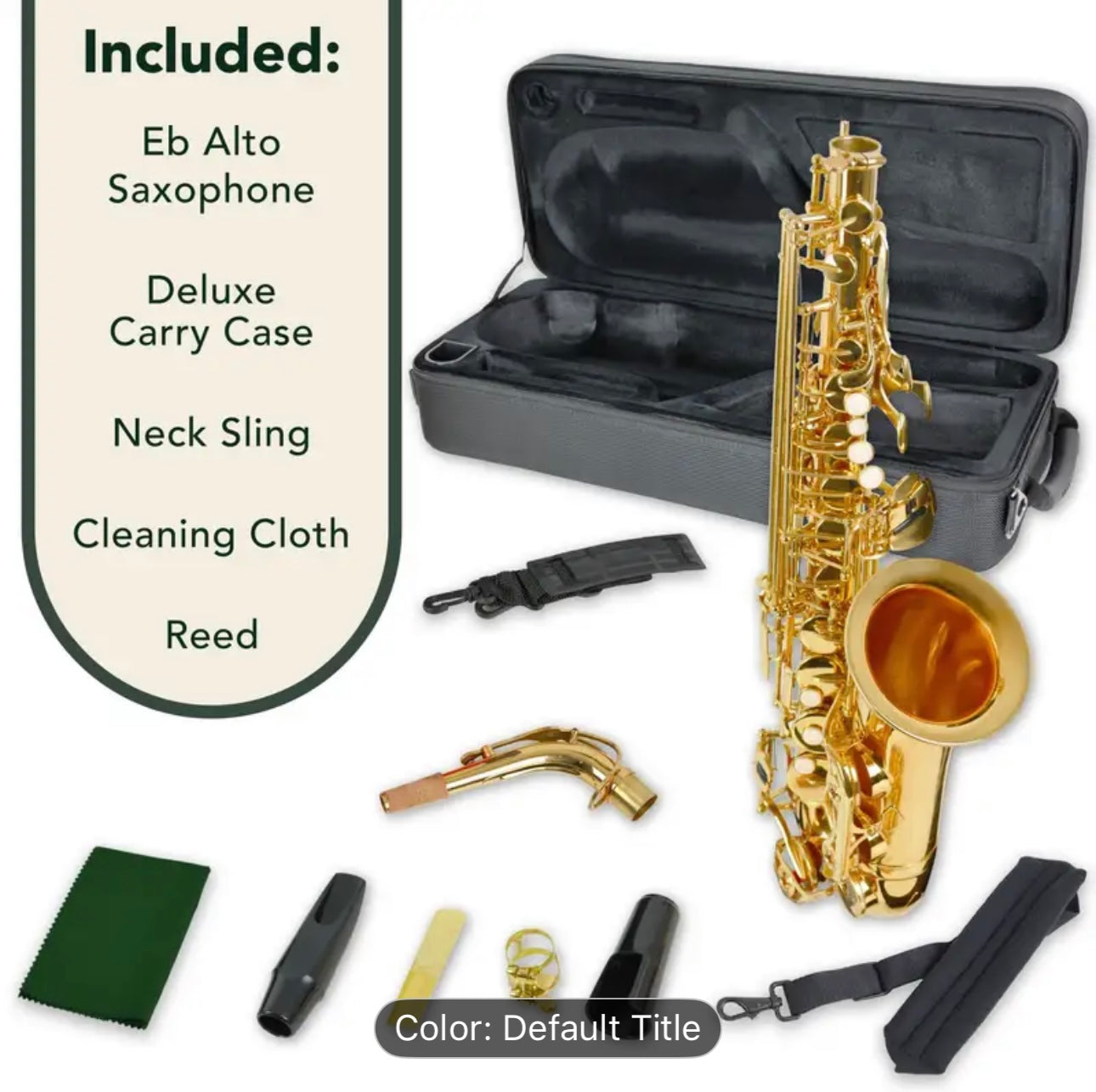 Montreux Concert Series Eb Alto Saxophone – Professional Gold-Brass, Hand-Engraved Bell, High F# Key, Deluxe Case & Mouthpiece