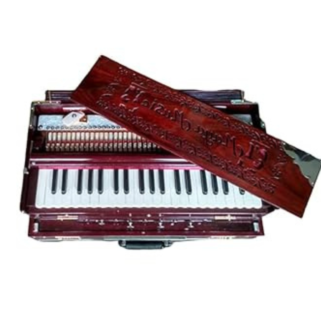 Maya Musicals 3 1/2 Octave Professional Quality Box Harmonium with 2 set of Reeds