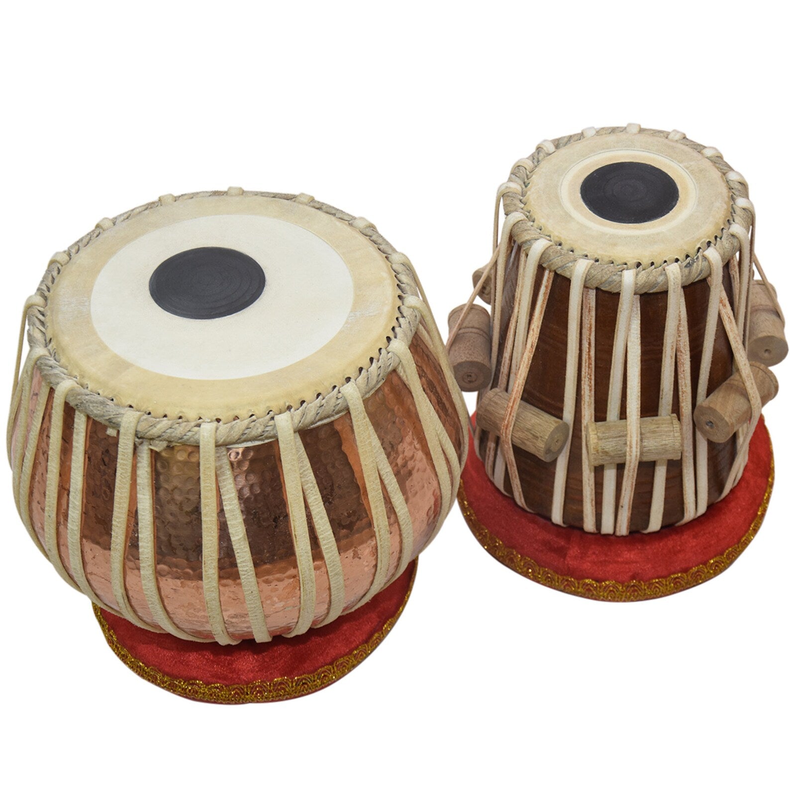 Standard 3.5Kg Copper Tabla Set – Indian Handmade Percussion (C/D Tuning)