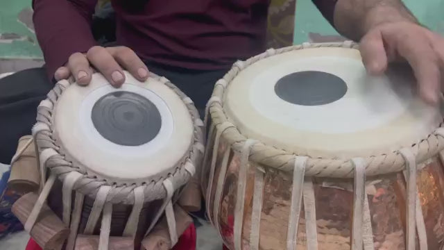 Standard 3.5 KG Brass Tabla Set – Indian Handmade Percussion